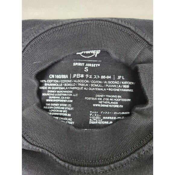 Disney Marvel Avengers Spirit Jersey Size Small Black Long Sleeve - Picture 5 of 9